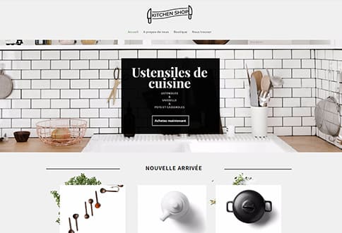 Créer un site de cuisine